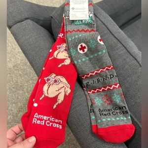 American Red Cross friends socks